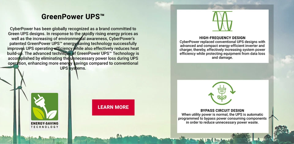 CyberPower PFC Sinewave Value PFC Pro UT BRICs 500W to 1600W PSU BACK UP POWER - Image 4 of 4