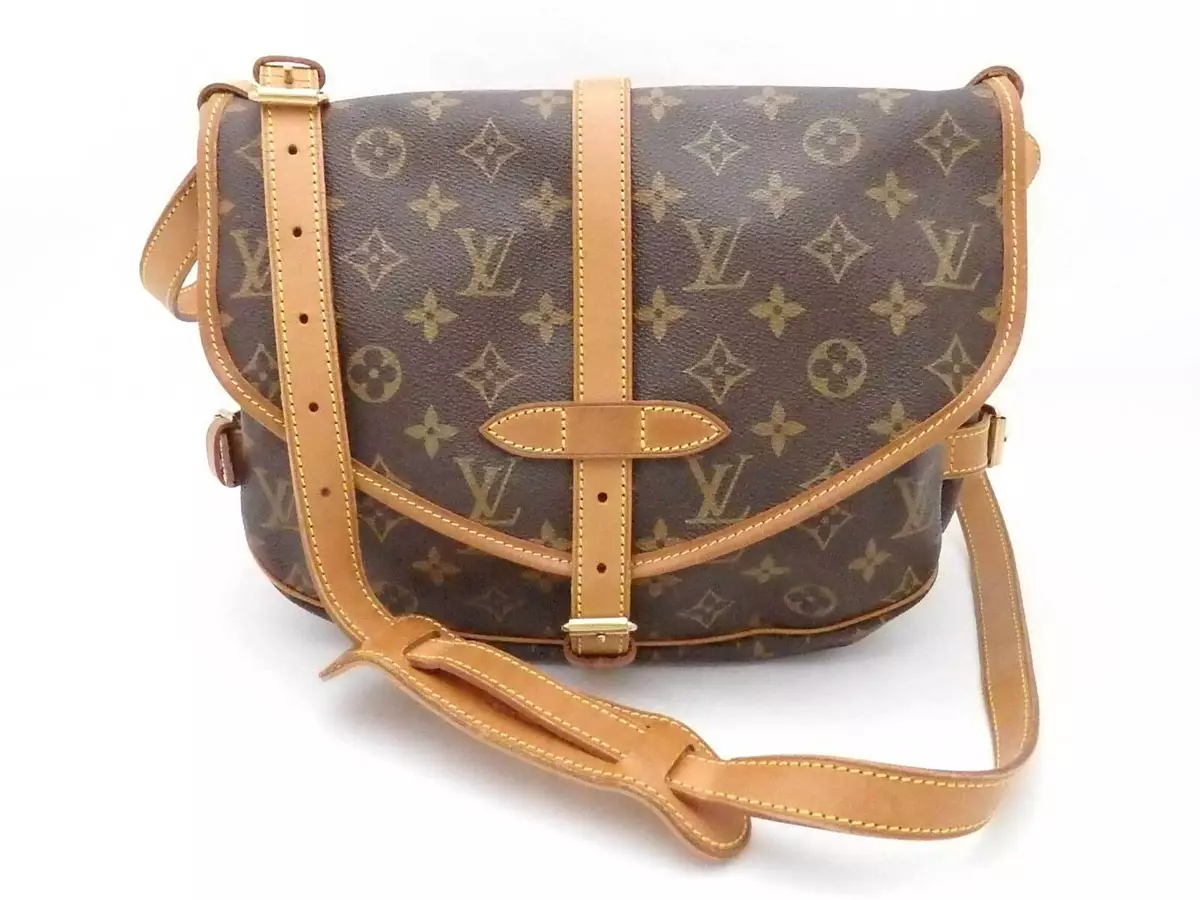 Auth Louis Vuitton Monogram Saumur 30 M42256 Women's Shoulder Bag