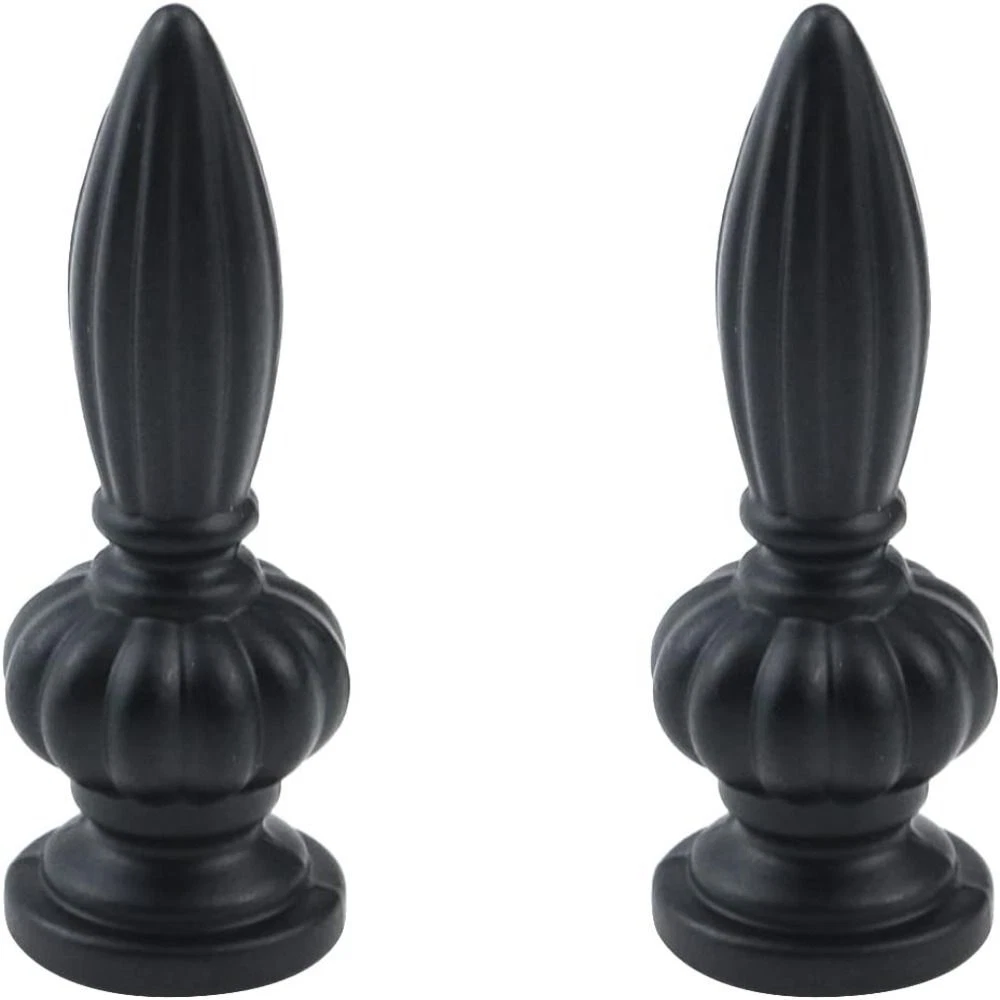 Black on sale lamp finial