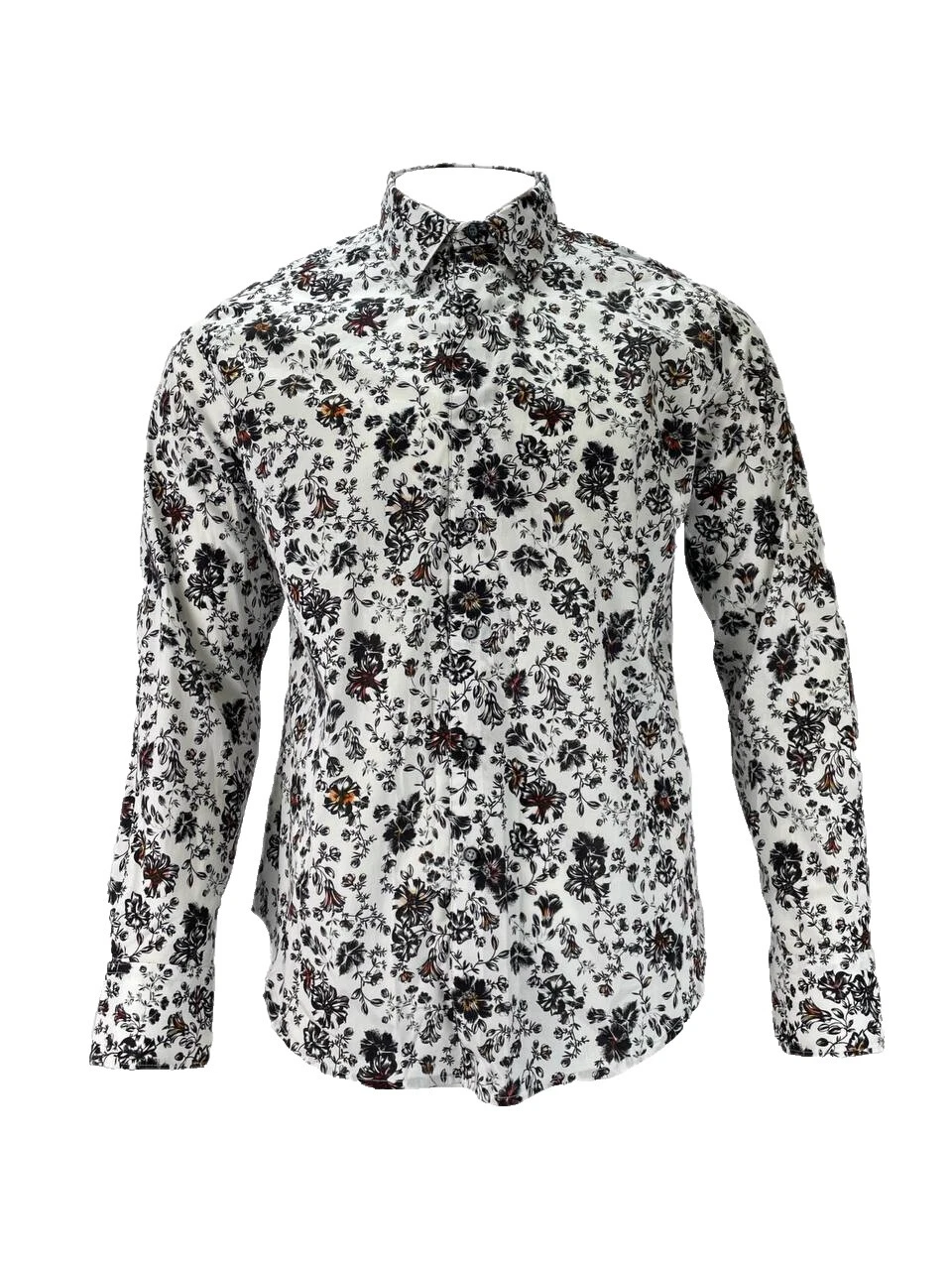 Botón Casual Informal Robert Graham-Down Shirts for Men