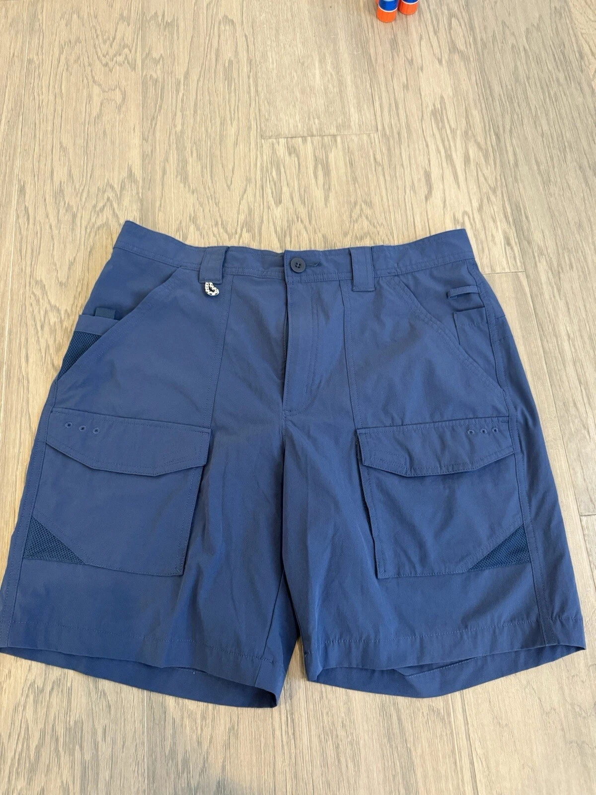 Columbia PFG performance fishing gear men’s navy cargo shorts outdoor wear