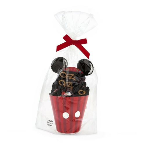 Disney Deluxe Mickey Mouse Disney Parks Food Icon Cupcake Socks for Kids Size M - Picture 4 of 4