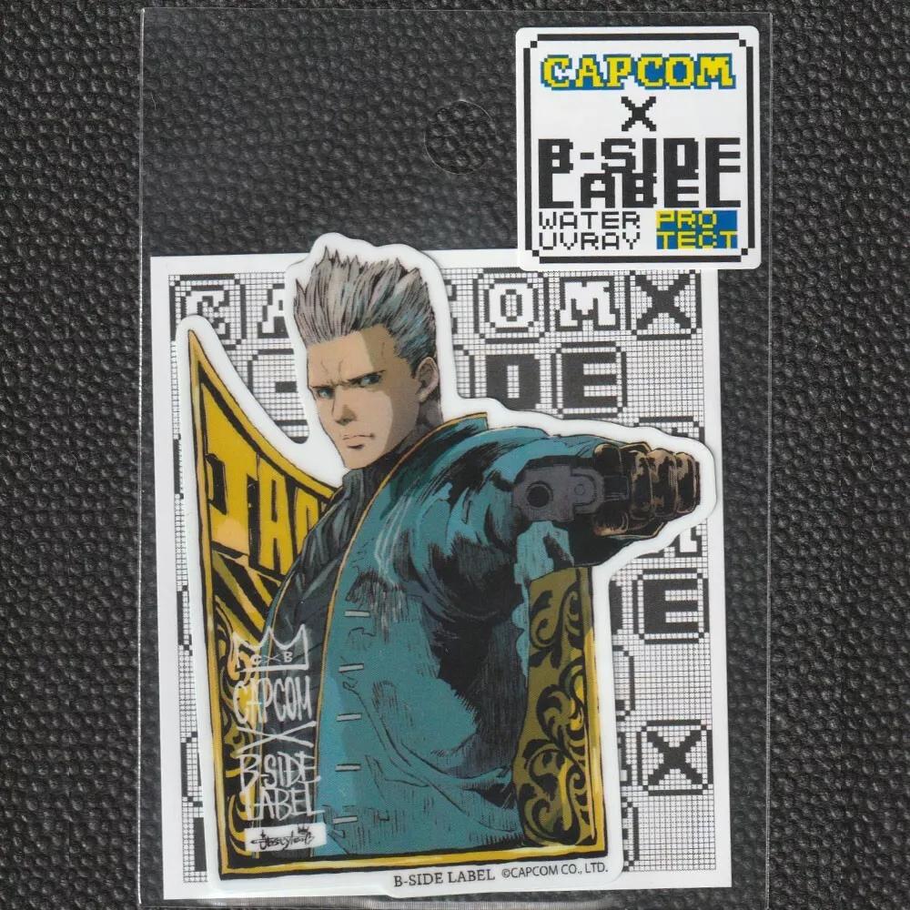 Capcom x B-Side Label Sticker: Devil May Cry 20th Vergil