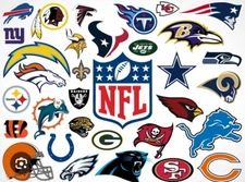 100 Card NFL Football Lot - Pick Your Favorite Team!!- Current & Past Stars!