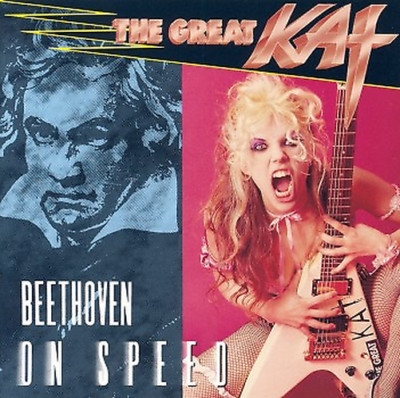 The Great Kat BEETHOVEN ON SPEED Cassette 1990 Rare OOP Guitar Heavy Metal