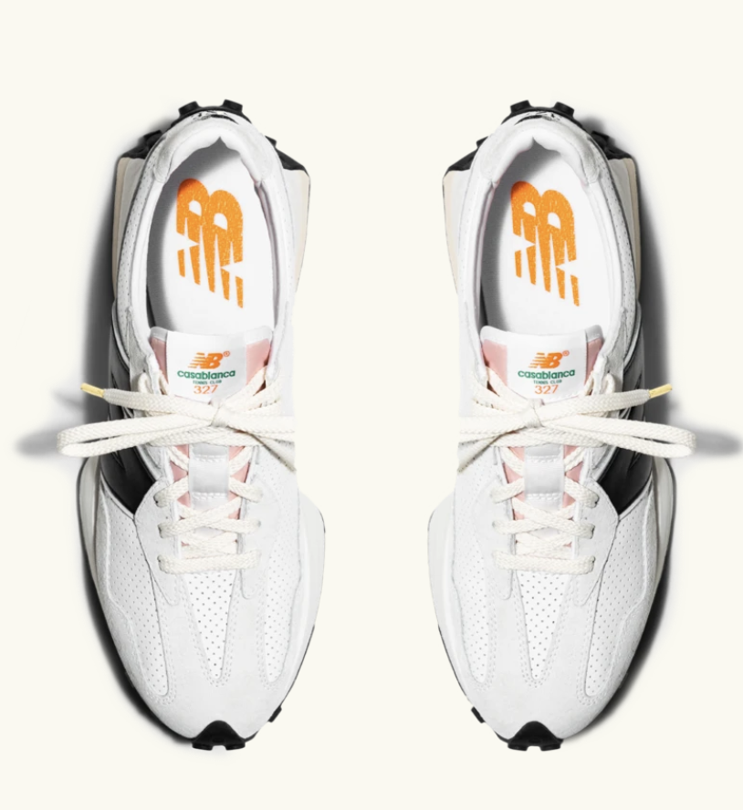 New Balance × Casablanca Black, Grey & Pink 327 Idealiste Tennis