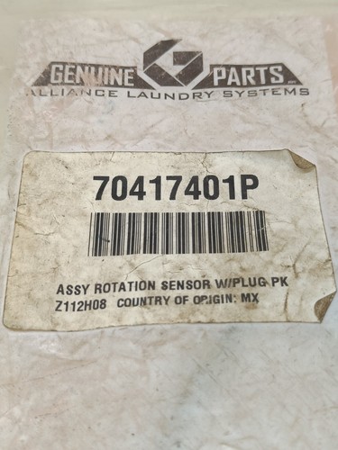 ALLIANCE LAUNDRY SYSTEM 70417401P ASSY ROTATION SENSOR W/PLUG PK - Picture 9 of 10