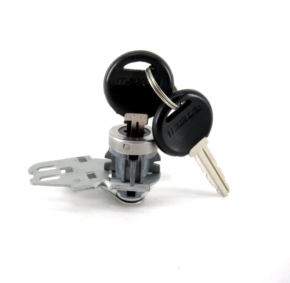 Подлинный оригинальный производитель Mazda FB01-76-220B драйвер LH двери замок цилиндр в сборе 1986-1991 RX-7 - Изображение 3 из 4