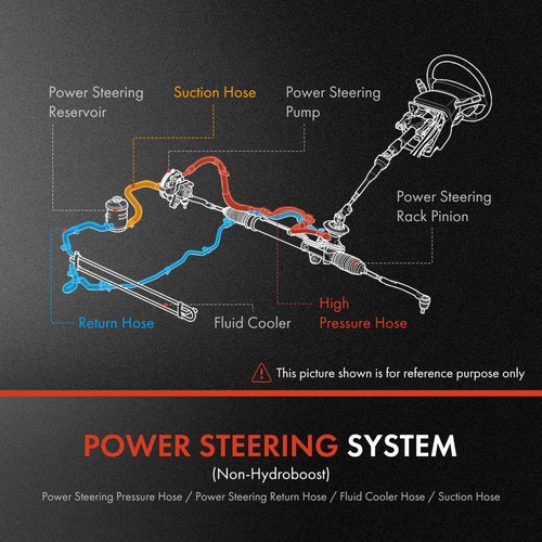 Power Steering Pressure Line Hose Assembly for Ford Focus SVT 02-04 L4 2.0L DOHC - Picture 4 of 8