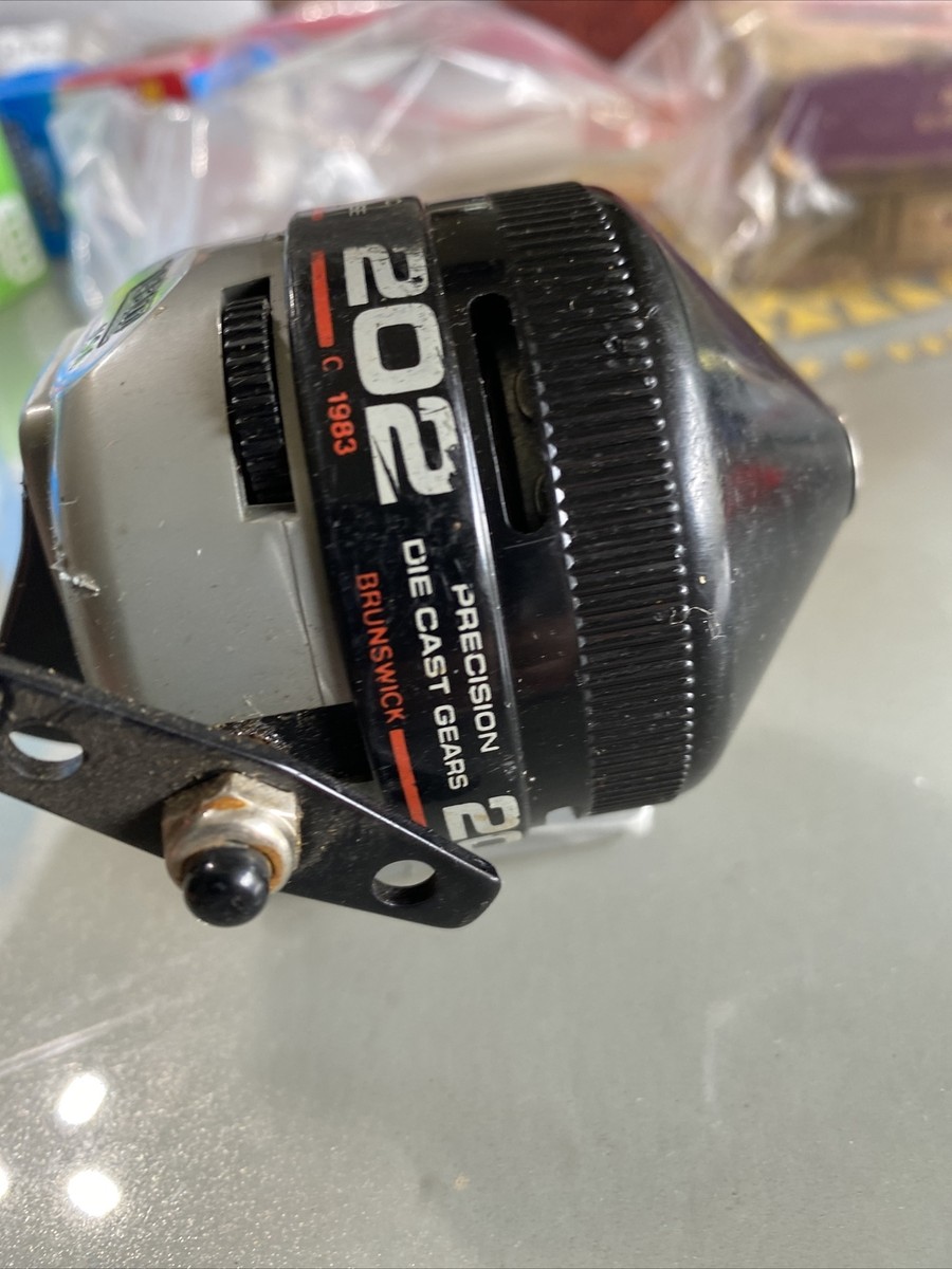 Moulinet Vintage Zebco ZX60 Stingray - Bobine Graphite Brunswick 1988