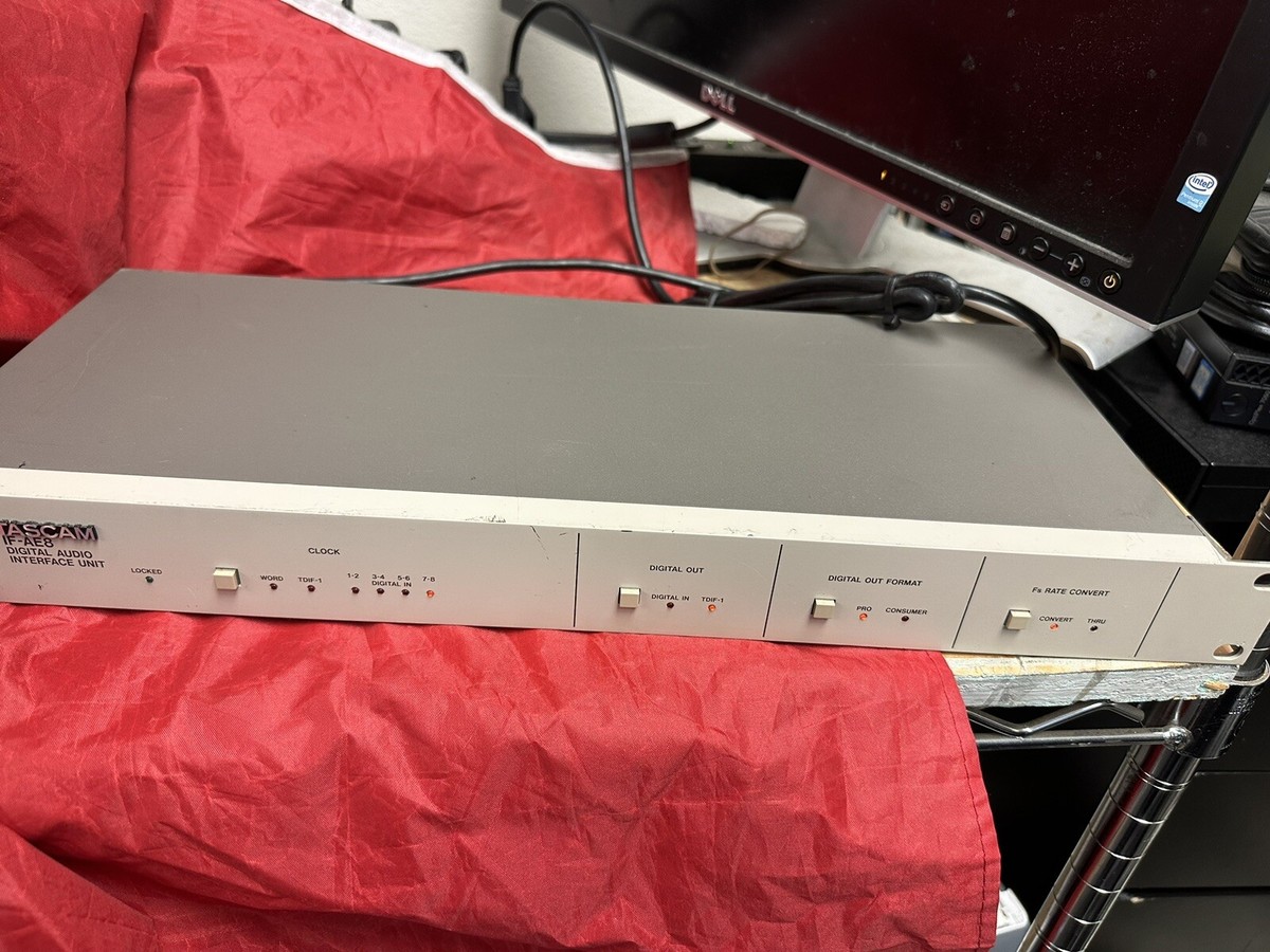 Tascam IF-AE8 Digital Audio Interface Unit Convert AES/EBU and