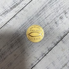 1/10 Oz 24K Gold Round / Coin, 1998, Greater Trust In God, Estate Find 3220.40 per troy oz