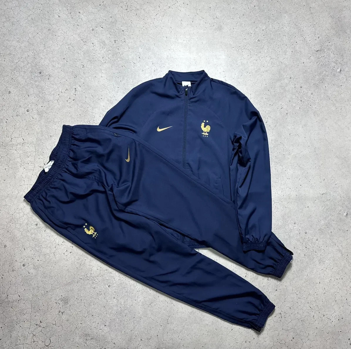 Nike France Team Nylon Football Track Suit Jacket & Pants | eBay