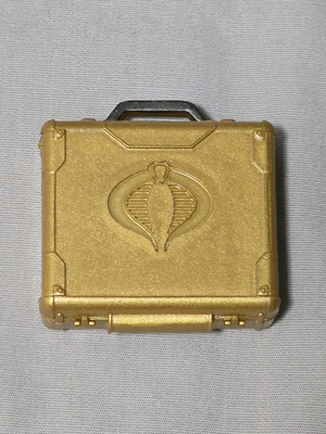 GIJoe Classified Profit Director Destro Gold Briefcase Fodder 1/12 Scale Legends
