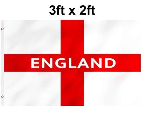 England Football Hanging Flag Banner Large World Cup Euros Lions Lionesses 36"
