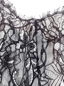 Ann Taylor Satin Lace Overlay Corset Top Size 8 Beaded Goth Regencycore 