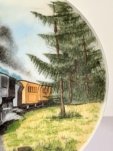 Placa de tren Fenton Smoke & Cinder de colección edición limitada #677/1250 Schleicher pintada a mano - Imagen 5 de 11
