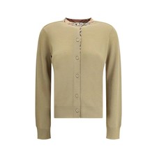 Burberry Brown Wool Oves Aries Cardigan