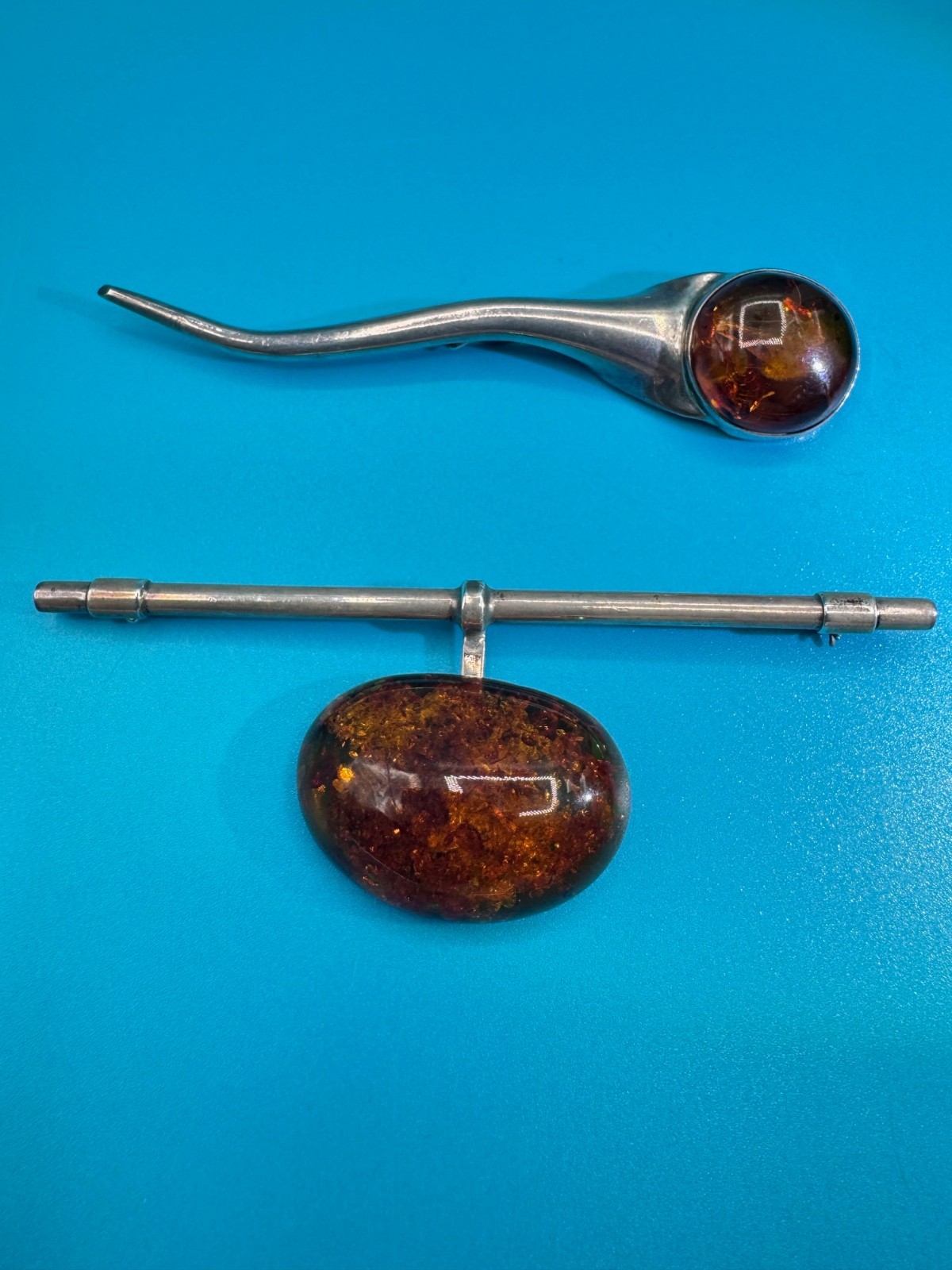Baltic Amber Brooch Bundle (2) - image 1
