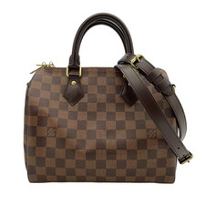 Louis Vuitton Speedy Bandouliere Brown Ebene Brown Bag