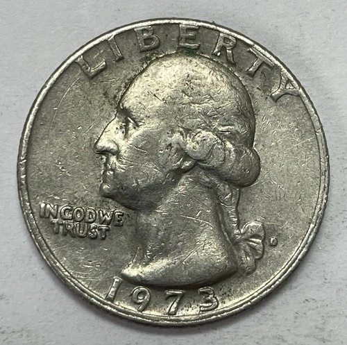1973-D Washington Quarter — photo from another recent sale