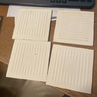 Vintage Yellow National Lifetime Tile Lot Of 4 — photo 2