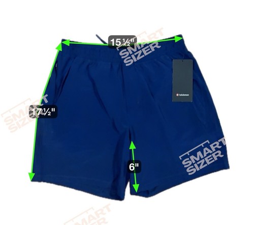 LULULEMON ATHLETICA Pace Breaker Shorts 7 in Navy Blue MENS LARGE - Picture 4 of 7