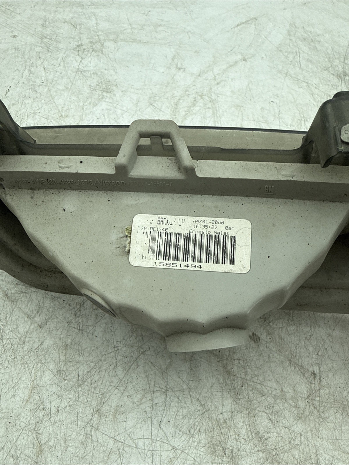 05-13 CHEVROLET CORVETTE C6 REAR LEFT DRIVER SIDE REVERSE LIGHT LAMP ASSEMBLY OE