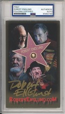 ROBERT ENGLUND SIGNED FREDDY KRUEGER PIC PSA DNA Nightmare Elm Street AUTOGRAPH