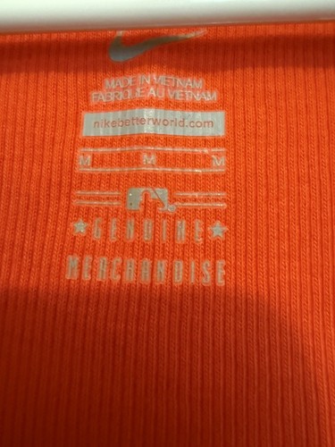 Nike Miami Marlins MLB orange Tank Top Medium Florida baseball - Picture 3 of 4