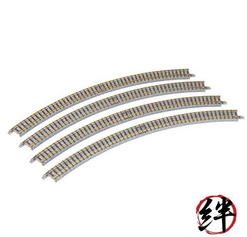 TOMIX Spur N Kurvenschiene C317-45 F 4er Set 1852 Modelleisenbahn Zubehör NEU | Condition: New