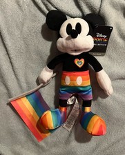 Disney Store Mickey Mouse Pride Mickey Mouse With Flag New