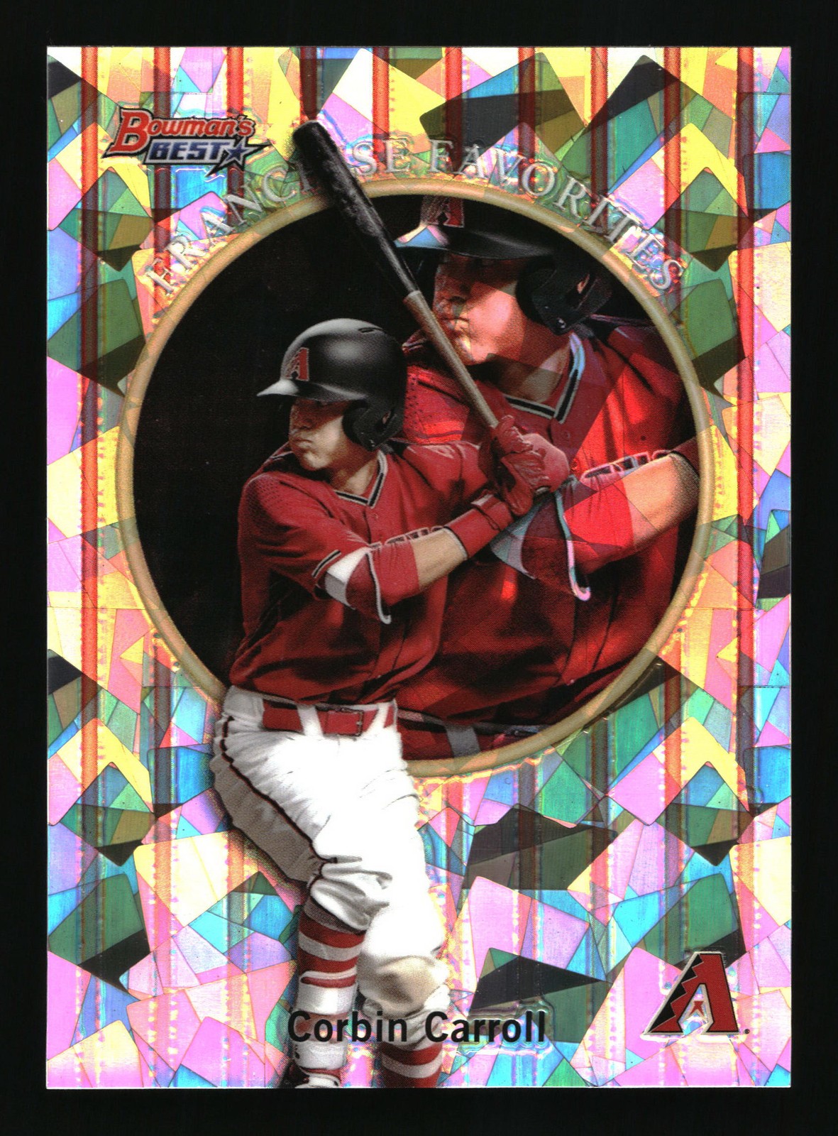 2019  Bowman's Best Franchise Favorites Atomic Refractor Corbin Carroll #99FF-CC