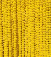 Krati Exports 10 PC - 5 feet Marigold Garland Indian/American Wedding Party ...