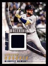 2025 Topps Major League Material #MLM2-JC Jackson Chourio Milwaukee Brewers MEM