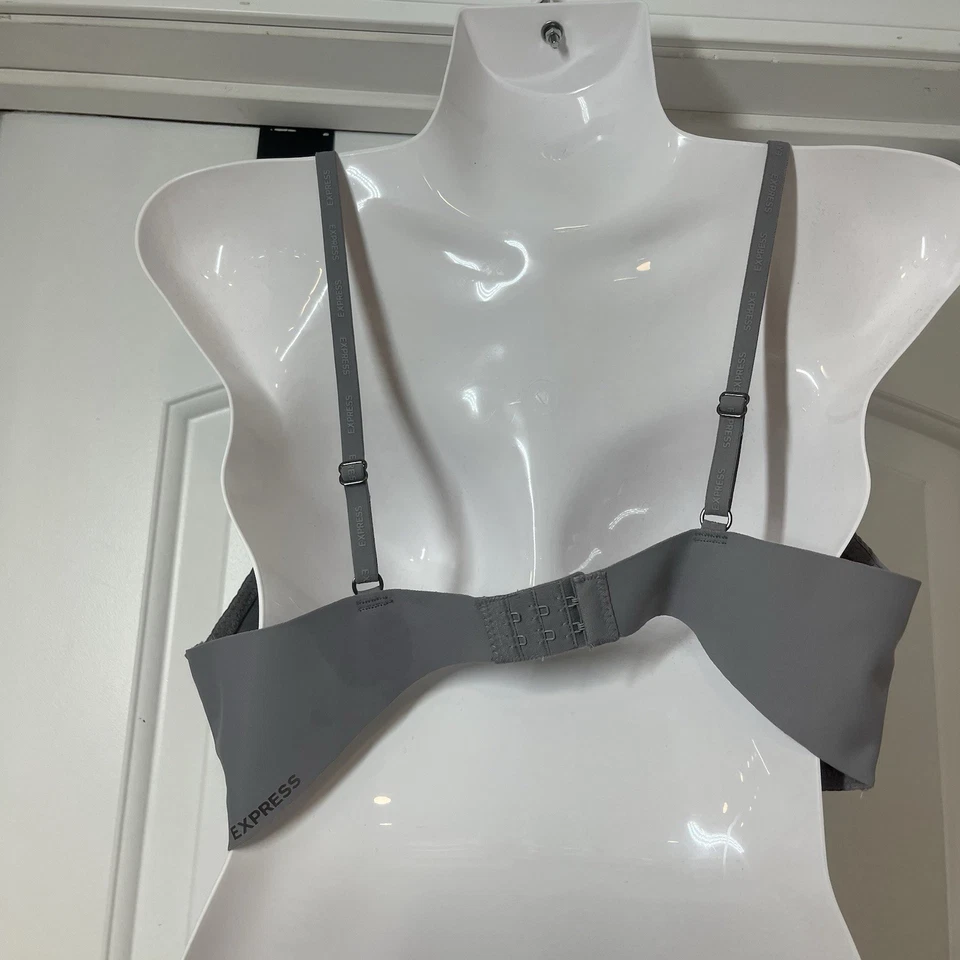 NUEVO Sujetador Camiseta Express Inalámbrico Sin Alambres 36C LOTE 3 Detalles Malla Marfil Rosa Gris Foto 3 de 4