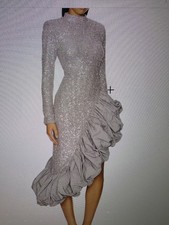 NEW W/TAG Sequin Asymmetric Dress SIZE 0/XS