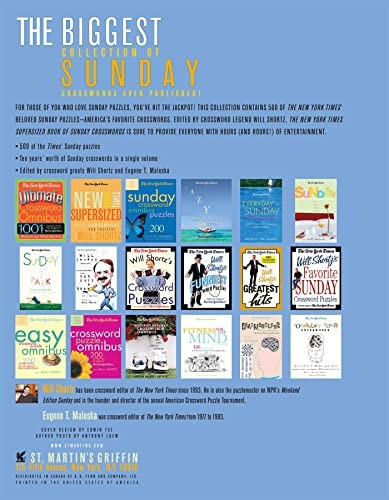 The New York Times Supersized Book of Sunday Crosswords: 500 Puzzles (New York - 第 2/2 張圖片