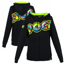 Valentino Rossi MotoGP Hoodie Black Women's The Doctor Top - New