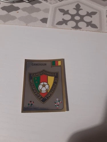 ITALIA 90 WC Panini 171 Cameroun Figurina Nuova con velina
