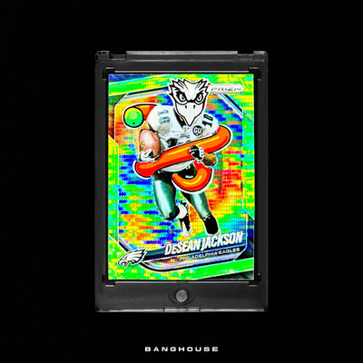 1/1 DESEAN JACKSON   GREEN PULSAR PRIZM SSP   NEW PENINI: ONE OF ONE ART