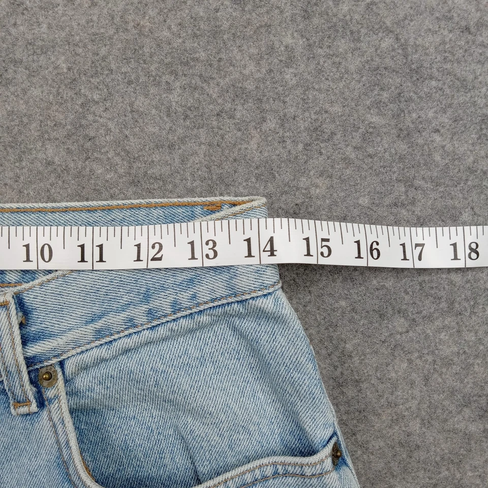 Pantalones Cortos de Denim Chaps Ralph Lauren Para Hombres 30 Azul Claro Lavado 5 Bolsillos Cremallera Mosca Informales Foto 4 de 4