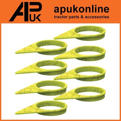 8x Checkpoint Radmutter Lösen Blinker Sichthilfe Ring 33mm für LKW Fuhrpark