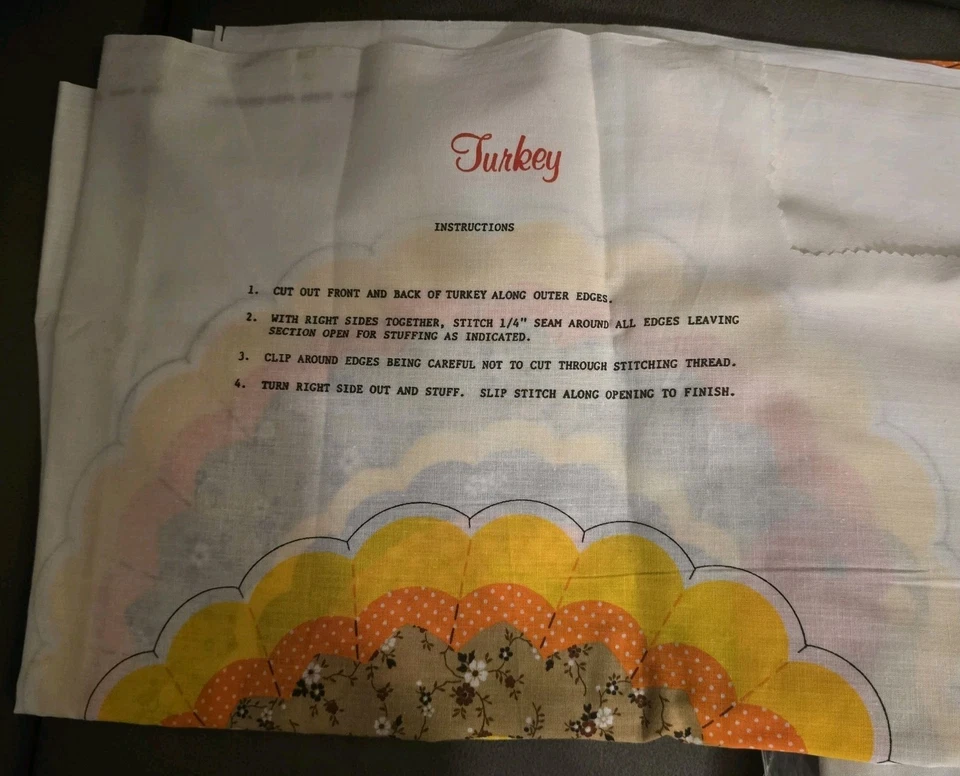 13 Holiday Christmas Appliques Fabric Panel Shorts Pillow Ornaments. - Image 2 of 4