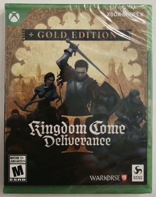 KINGDOM COME DELIVERANCE II 2 GOLD EDITION XBOX SERIES X BRAND NEW FAST SHIPPING