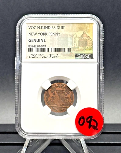 1790 VOC “New York Penny” ⚓ NGC Certified Dutch East India Colonial Copper 💎🔥