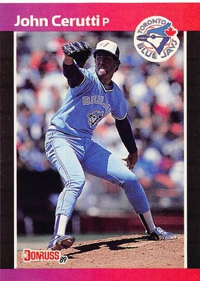John Cerutti 1989 Donruss 467 Toronto Blue Jays Baseball Card