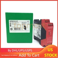 1Pcs New Schneider XPSAC5121P Safety Relay Module E-Stop 24VACDC 2LED