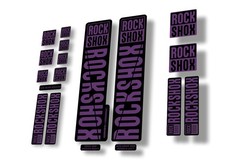 Rock Shox 2018 Decal Set For 30 32 RS1 Mountain Bike Cycling Sticker Purple