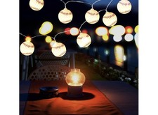 Baseball Decorations String Lights, Timer Battery Operated 6.5ft 10LED-big